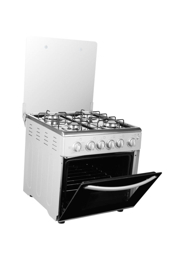 Cuisinière CRISTOR MINI – 4 Feux – 50 Cm –Avec Grill- Grise – Image 2