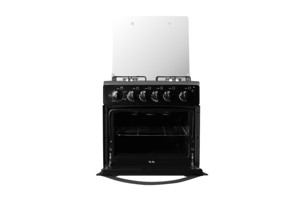 Cuisinière CRISTOR MINI – 4 Feux – 50 Cm – Avec Grill - Noir – Image 2