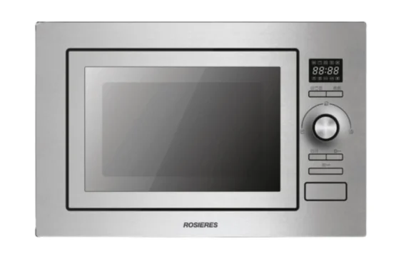 Micro-Onde Encastrable ROSIERES 28L Silver 6Fonctions INOX RMG28/1IN-ALG/1