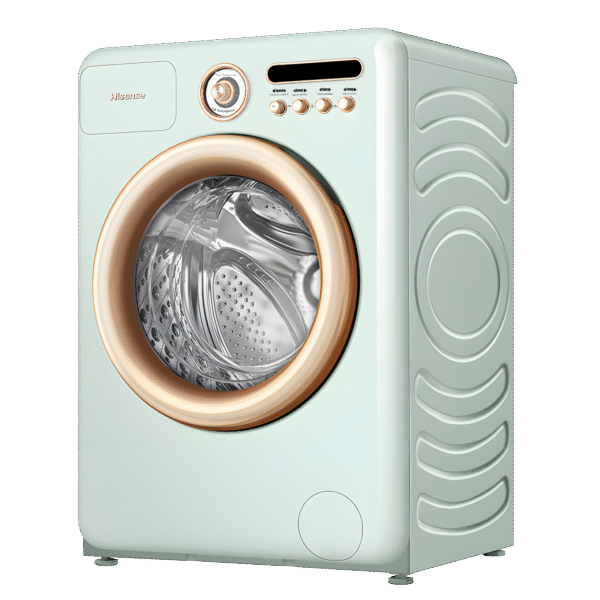 Machine à laver frontal / Roman Green/ 10.5 Kg lavage / 6 Kg séchage/ Vintage/ Inverter – Image 2