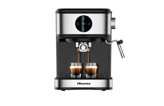 Machine à café espresso Hisense  – 1,5L – 15 bars – Contrôle digital