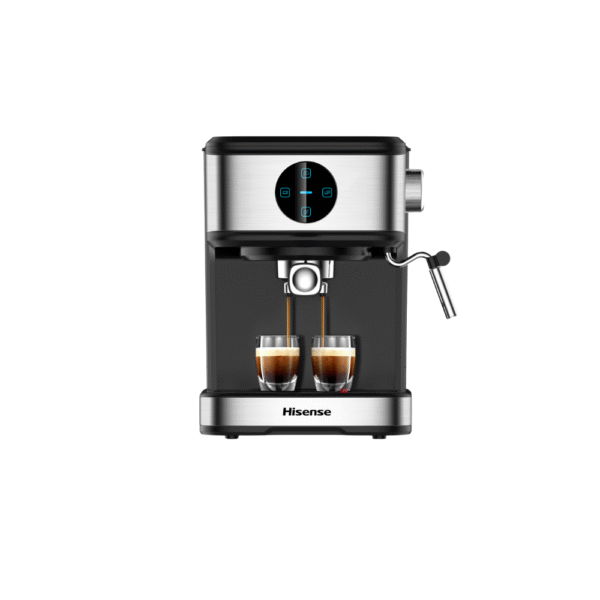 Machine à café espresso Hisense  – 1,5L – 15 bars – Contrôle digital