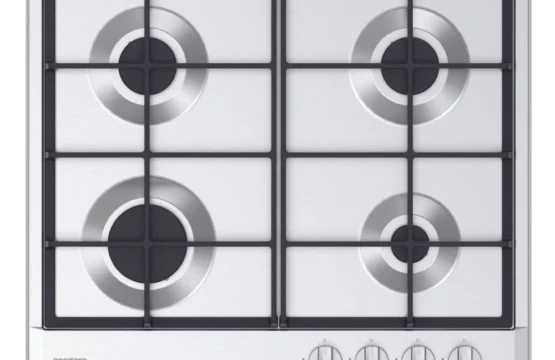 Table de cuisson Rosières 4 Feux Inox avec Thermocouple et Grille en Fonte