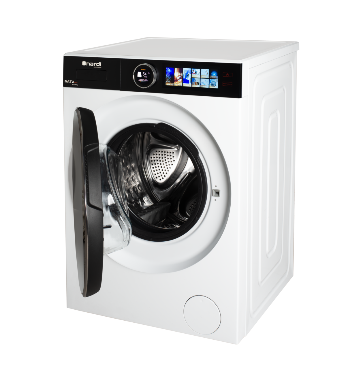 Machine à Laver Frontal NARDI NATA SMART Moteur Direct Drive Blanche 10,5/6 KG – Image 3