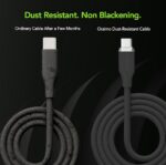 Oraimo Dustproof 60W Fast Charging 1M Type-C to C Premium Silicon Cable – Image 2
