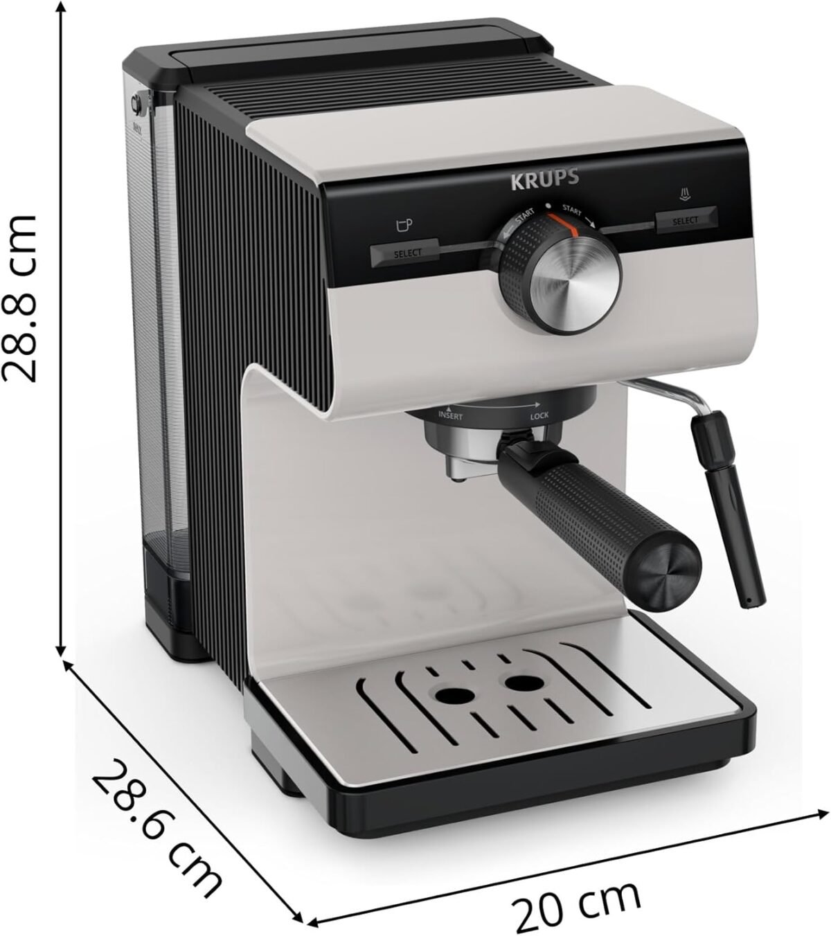 Machine espresso manuelle Authentic Gris clair XP381B10 – Image 8