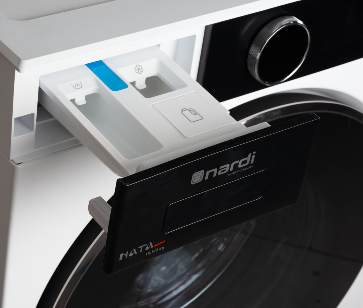 Machine à Laver Frontal NARDI NATA SMART Moteur Direct Drive Blanche 10,5/6 KG – Image 4