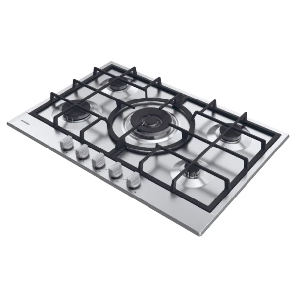Table de cuisson Rosières 5 feux inox wok thermocouple grille fonte – Image 3