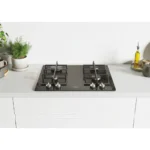 Table de cuisson 04 Table de cuisson Rosières 4Feux Black glass – Image 2