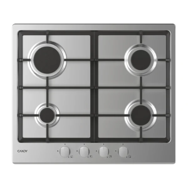 Table de cuisson CANDY/04 FEUX/Thermocouple/Commande frontale/Fonte /INOX CHG6BRX