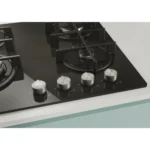 Table de cuisson CANDY/04 Feux /Wok/Thermocouple/Commande frontale /Fonte/Black Glass CDK6GF4WEKB – Image 2