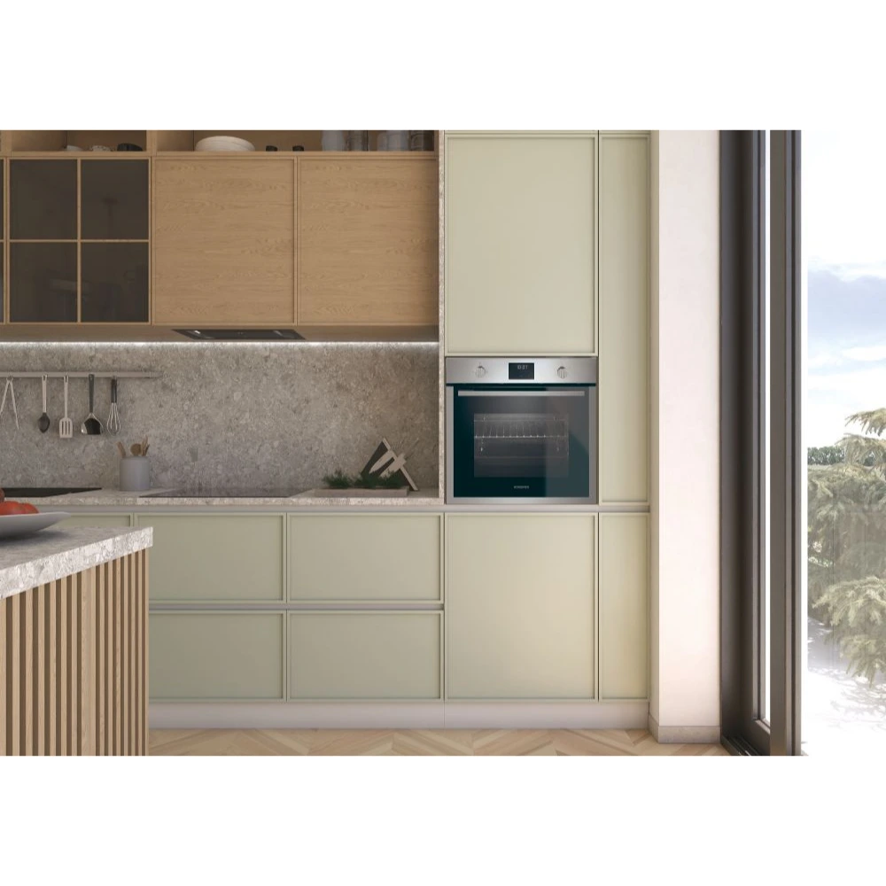 Four Encastrable Gaz-Gaz Rosières Inox Ventilé Afficheur 6 Fonctions R6GGGFC2T-ALG/1 6 Four Encastrable Gaz-Gaz Rosières Inox Ventilé Afficheur 6 Fonctions R6GGGFC2T-ALG/1 – Image 5