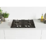 Table de cuisson Rosières 04 Feux/Dark Inox/Thermocouple/Allumage intégré/Grille en fonte – Image 2