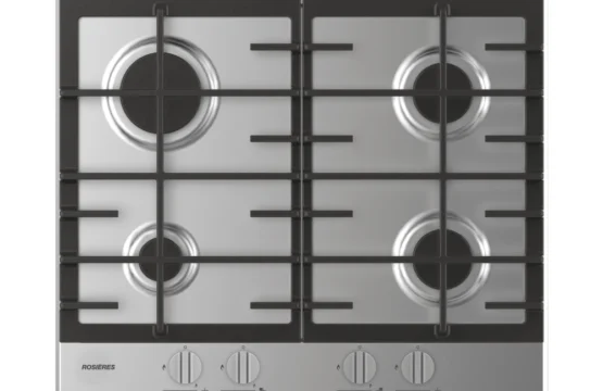 Table de cuisson Rosières 04 Feux/Inox/Thermocouple/Allumage intégré/Grille en fonte