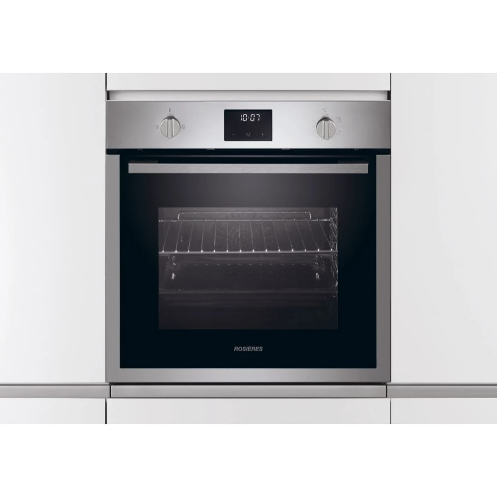 Four Encastrable Gaz-Gaz Rosières Inox Ventilé Afficheur 6 Fonctions R6GGGFC2T-ALG/1 3 Four Encastrable Gaz-Gaz Rosières Inox Ventilé Afficheur 6 Fonctions R6GGGFC2T-ALG/1 – Image 2