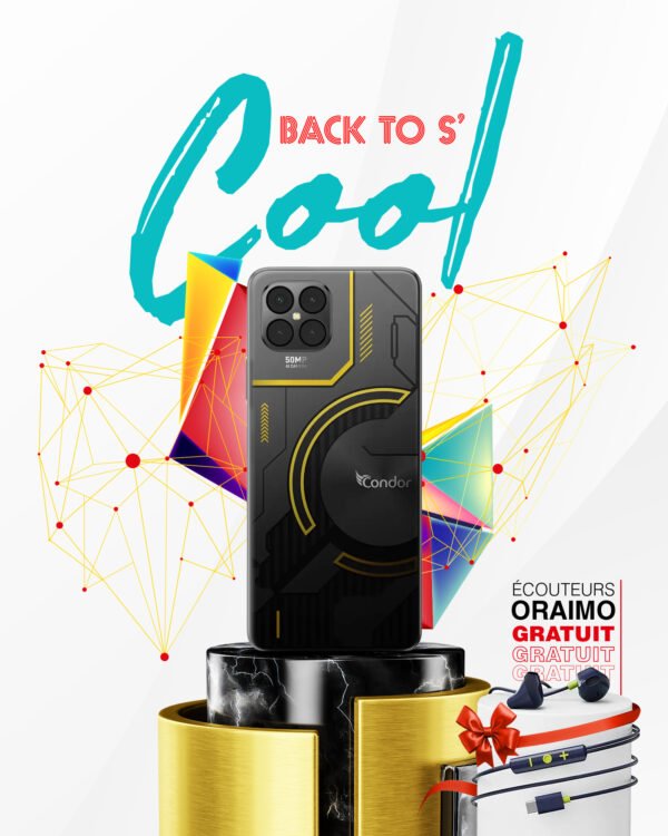 Condor GT60 128GB/8GB SP661NR + écouteurs oraimo gratuits