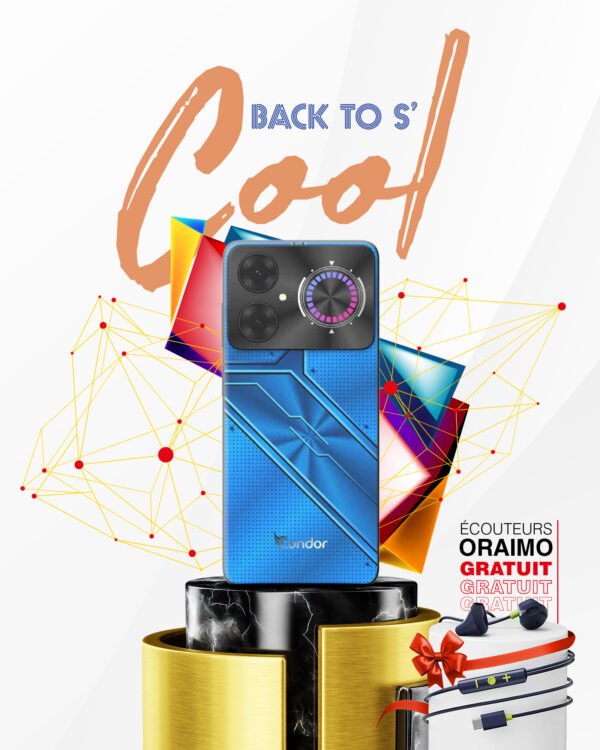 SMARTPHONE CONDOR GT 70 + écouteur oraimo gratuits