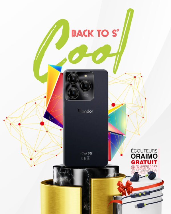 SMARTPHONE CONDOR NOVA 70I + écouteurs oraimo gratuits