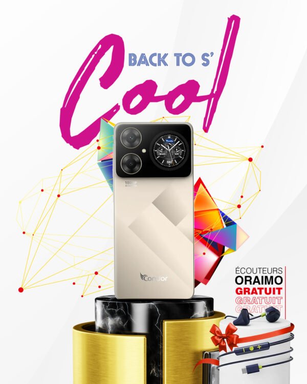 SMARTPHONE CONDOR MATE 70 + écouteurs oraimo gratuits