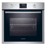 Four Encastrable Gaz Électrique Rosières Inox Ventilé Afficheur 6 Fonctions