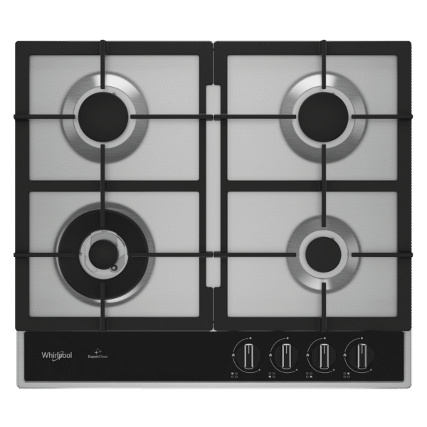 TABLE DE CUISSON WHIRLPOOL ENCASTRABLE 4 FEUX NOIR/INOX 60 CM