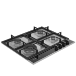 Table de cuisson encastrable Whirlpool 60 cm 4 Feux Gaz dont Triple WOK Supports en Fonte – Image 2