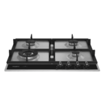Table de cuisson encastrable Whirlpool 60 cm 4 Feux Gaz dont Triple WOK Supports en Fonte – Image 3