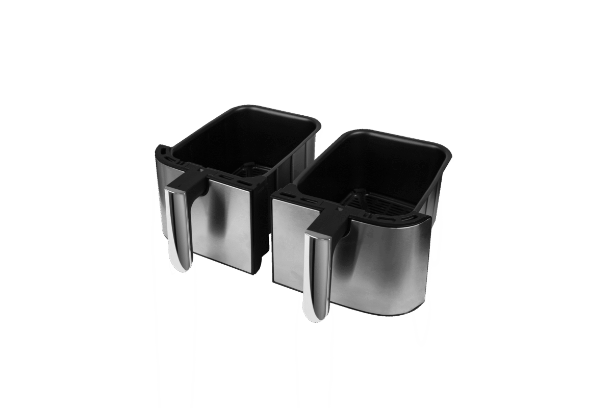 Air Fryer D-BAC Cristor Tactil INOX-NOIR 9Lt – Image 2