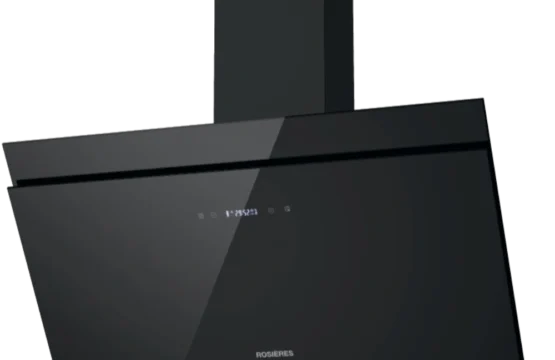 Hotte décorative Rosières 90 cm Black Glass Digital