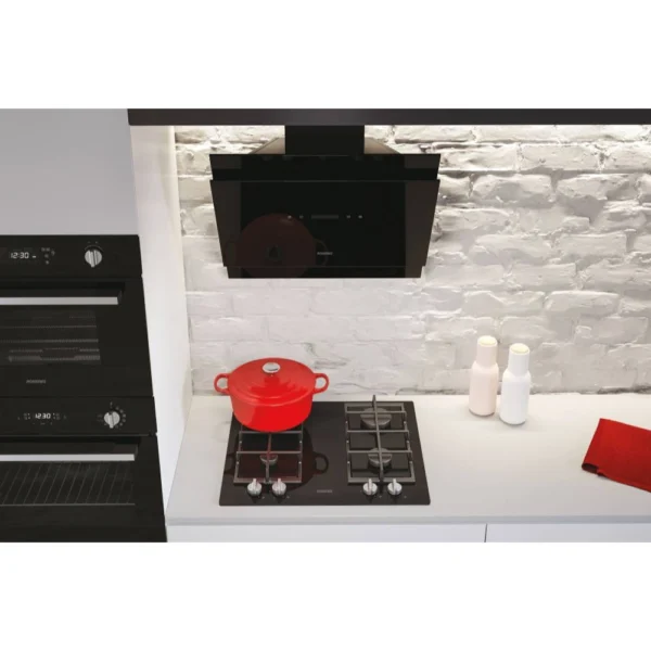Hotte décoratif Rosières 60 black glass digital 3vitesses 1filtre aluminium – Image 3