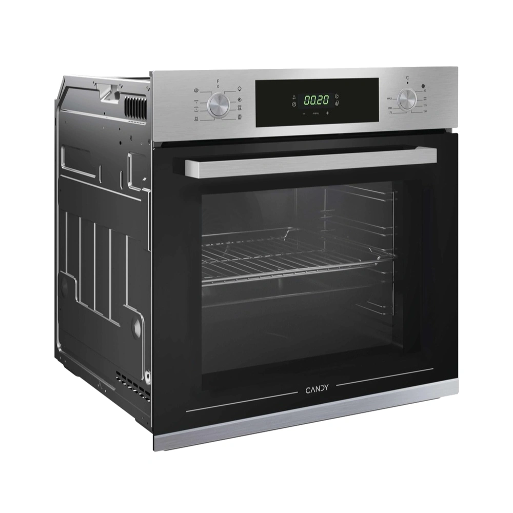 Four Encastrable Candy électrique-électrique Inox 70L Aquactiva Hydrolyse rail télescopique 3 Four Encastrable Candy électrique-électrique Inox 70L Aquactiva Hydrolyse rail télescopique – Image 2