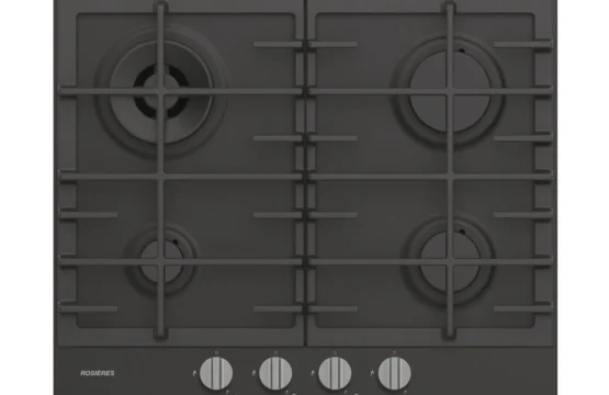 Table de cuisson Rosières 4 Feux dont Wok Black Mat