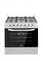 Cuisinière Cristor Magicia  5 feux Inox Noir 80cm