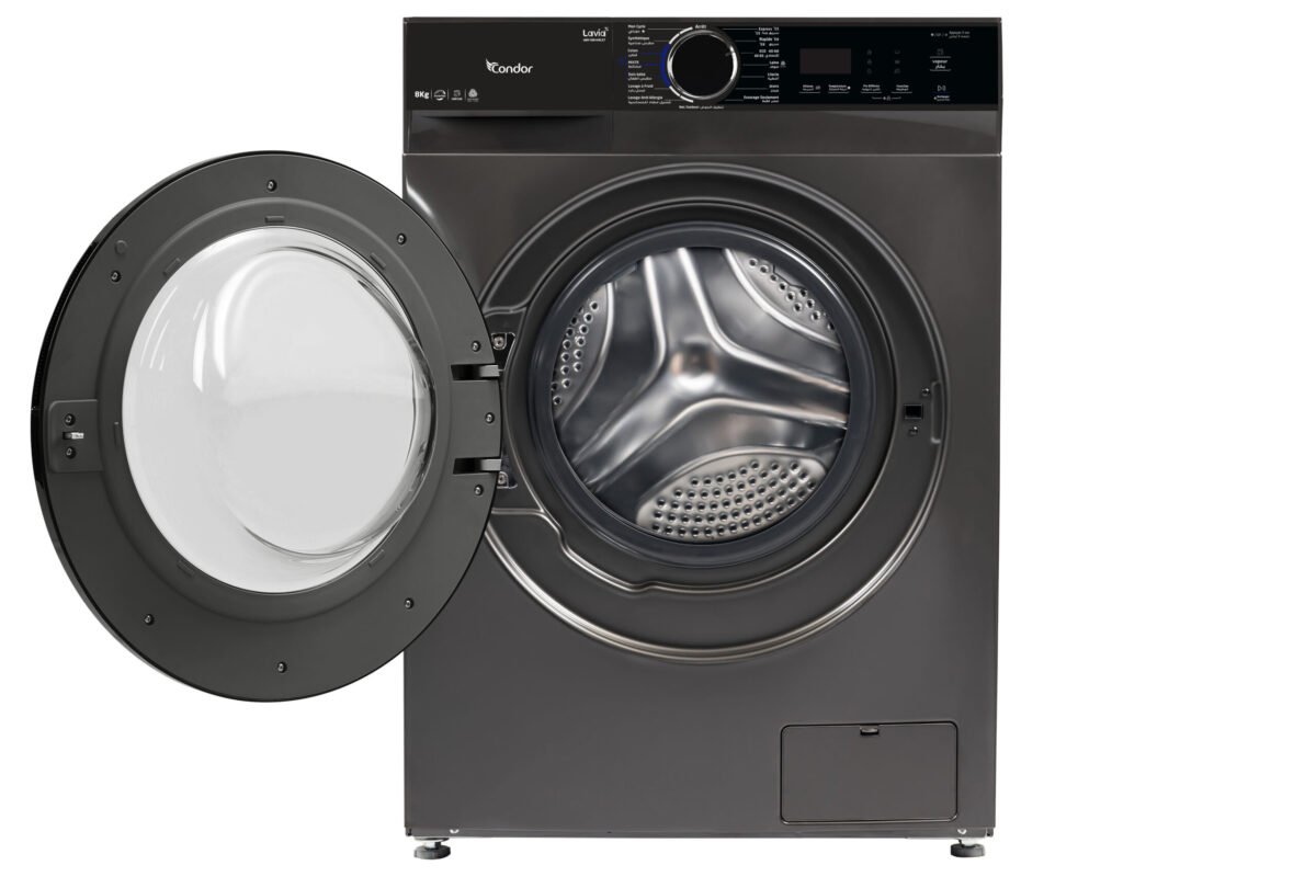 Machine à Laver CONDOR Frontal Lavia x BLDC Inverter Titan Grey 08 kg – Image 2