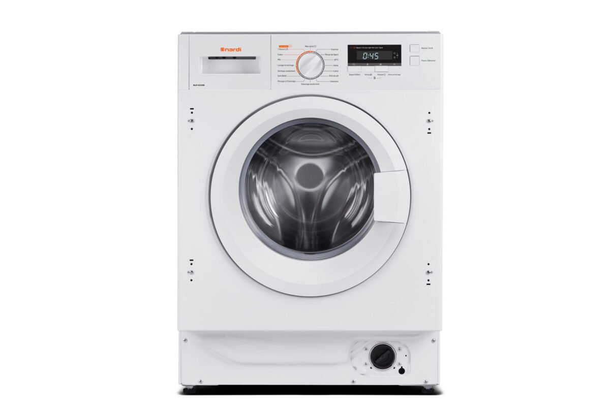nardi ML 8KG COMBO Machine à Laver Frontal NARDI Encastrable blanche 8/6 KG – Image 1