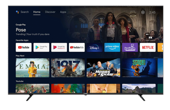 TV CRISTOR A7 "86" DLED ANDROID TV 4K UHD