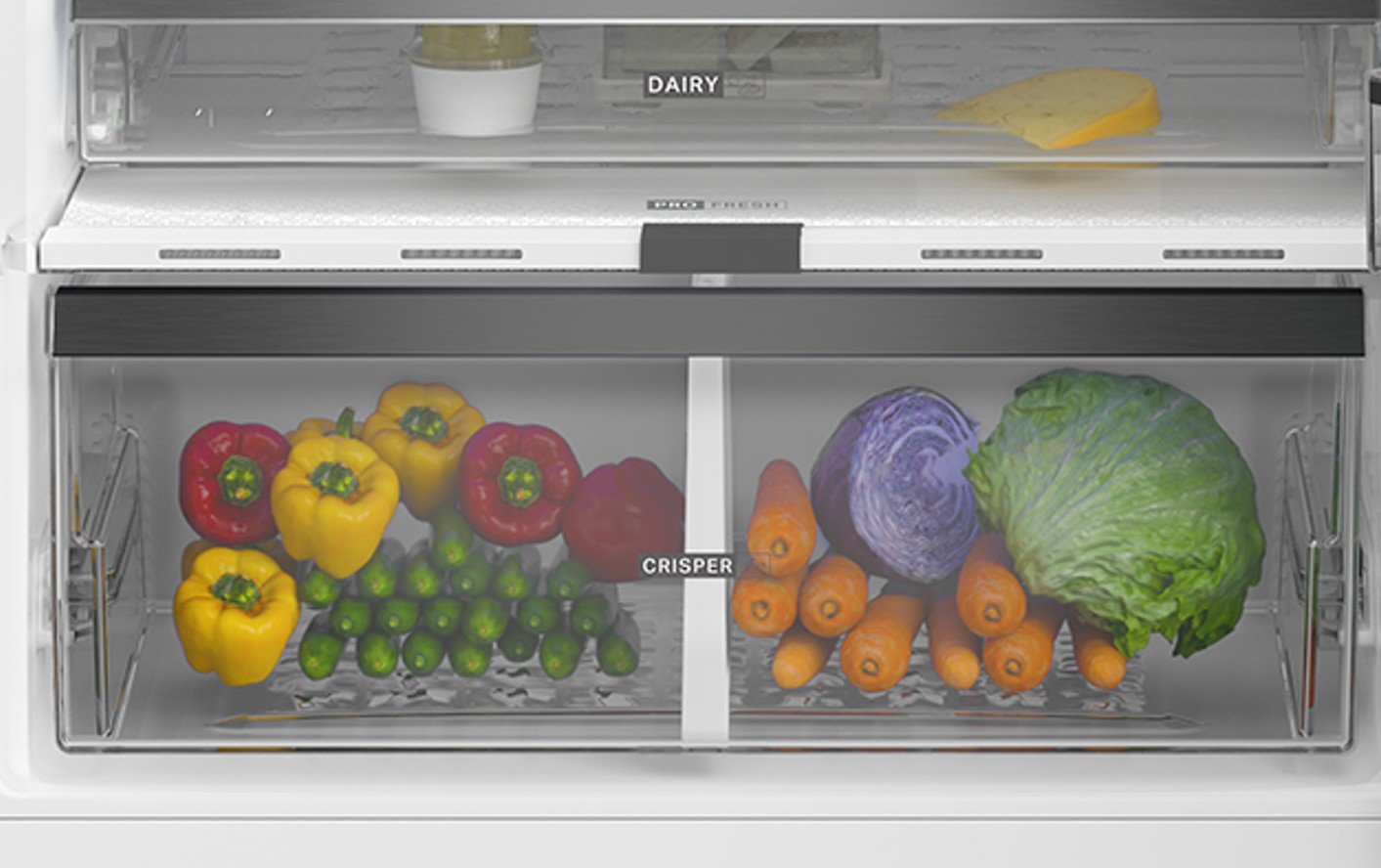 Réfrigérateur Whirlpool Double porte 506 Litres, 6th Sense / multi-air flow INVERTER. 5 Réfrigérateur Whirlpool Double porte 506 Litres, 6th Sense / multi-air flow INVERTER. – Image 4