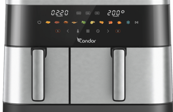 Air fryer Condor Double bacs 11L
