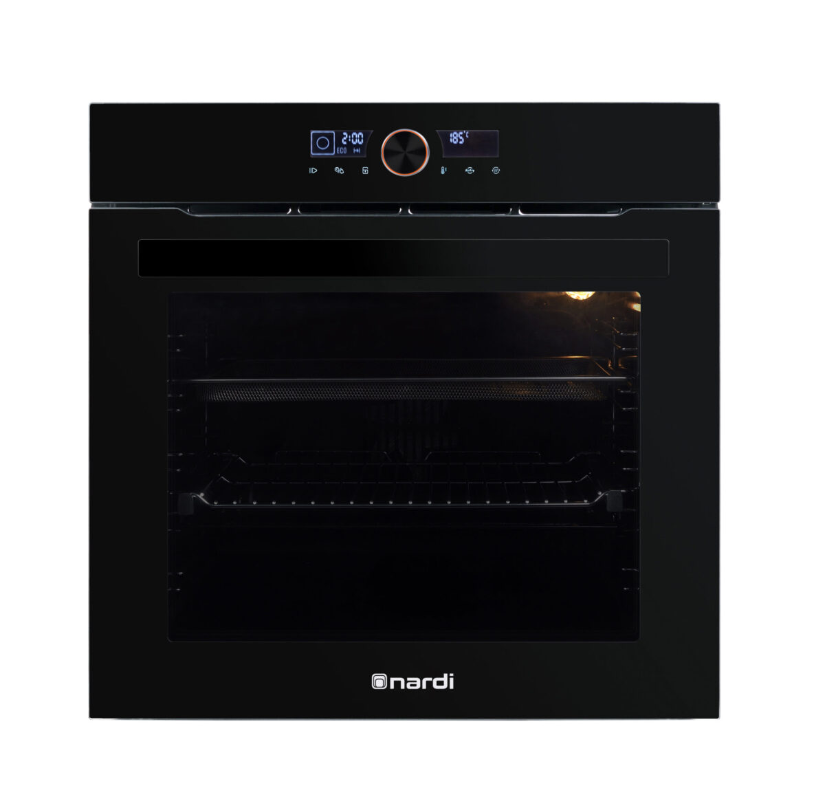 Mixed oven Four Encastrable NARDI Mixte 13 Fonctions 60 cm black glass – Image 1