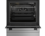 Cuisinière Whirlpool gaz électrique  8 fonctions Inox 60 cm 72 L – Image 3