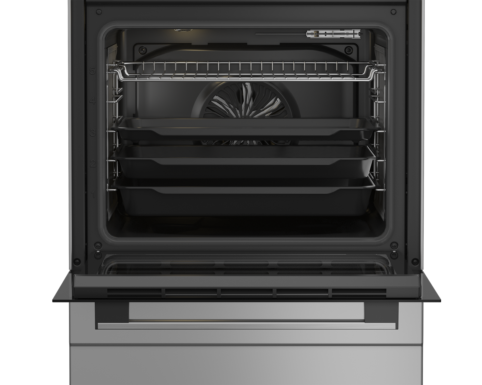 Cuisinière Whirlpool gaz électrique 8 fonctions Inox 60 cm 72 L 4 Cuisinière Whirlpool gaz électrique 8 fonctions Inox 60 cm 72 L – Image 3