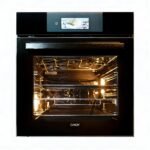 Four Encastrable Candy électrique-électrique Noir 70L TFT Rail télescopique Pyrolyse