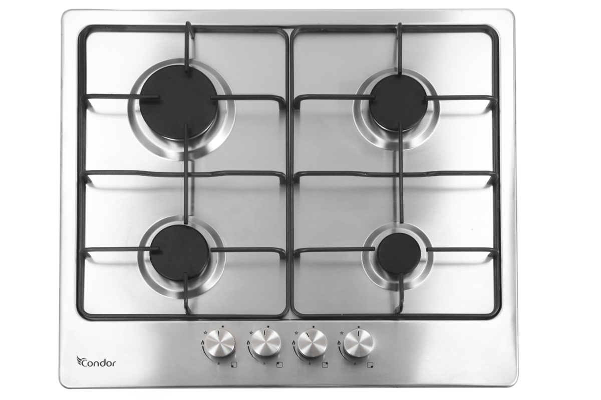 Table de Cuisson Encastrable Condor TERRA 4 Feux  Inox 60 cm – Image 1