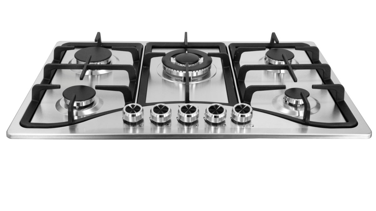 Table encastrable TALA 5 feux Inox 75 cm – Image 2