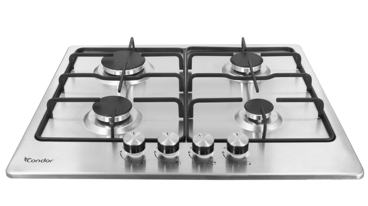 Table de Cuisson Encastrable Condor TERRA 4 Feux  Inox 60 cm – Image 2