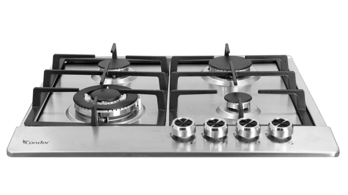 Condor Table de Cuisson Encastrable ASTRA  60 cm 4 Feux  Inox CTE64WAS1X – Image 3