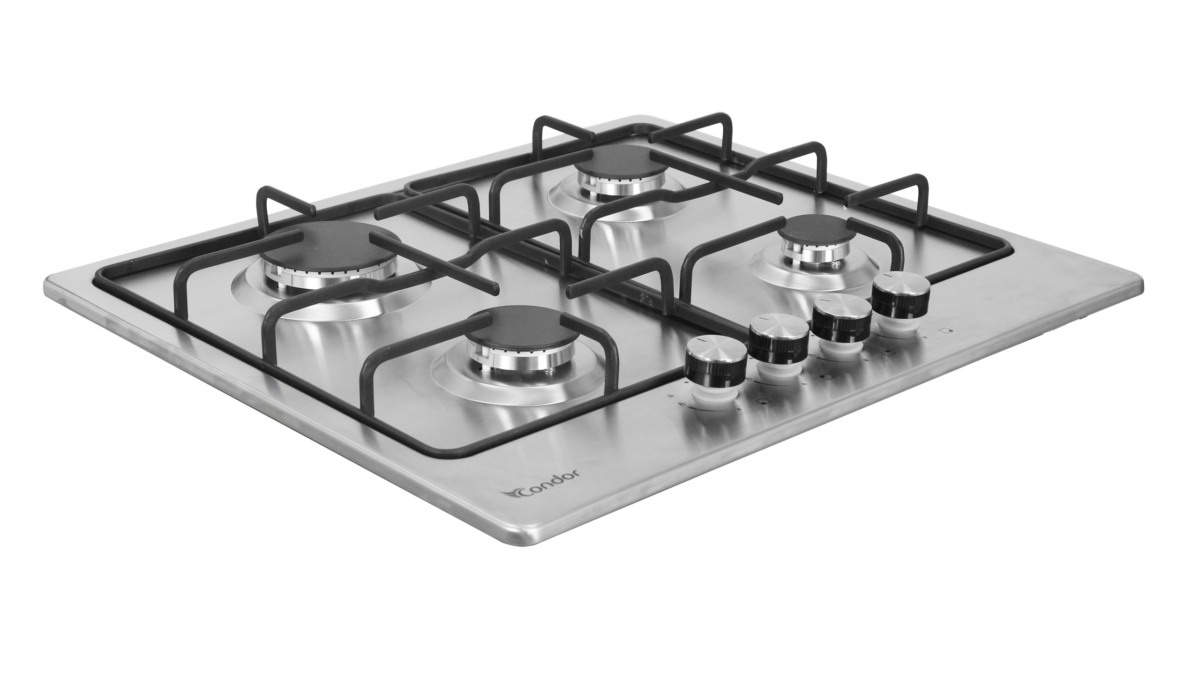 Table de Cuisson Encastrable Condor TERRA 4 Feux  Inox 60 cm – Image 3