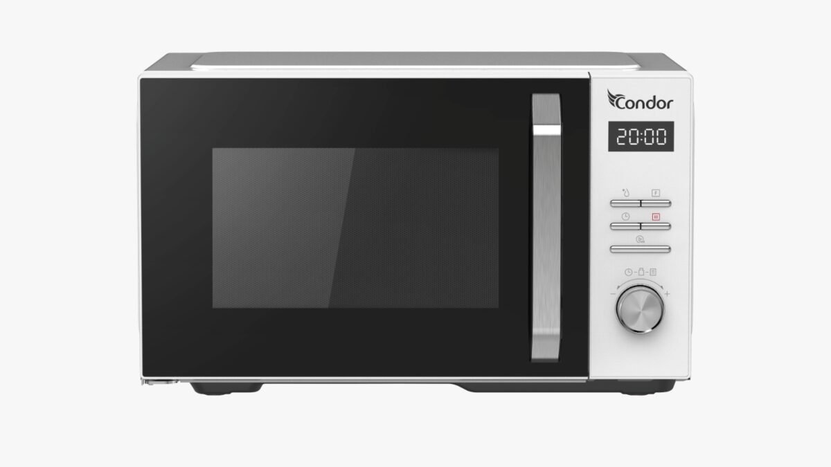 Micro-ondes Condor 25 L Power wave Grill Blanc – Image 1