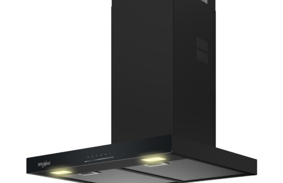 Hotte Murale Whirlpool Technologie Intelligente Noire 60 cm