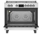 Cuisinière Mixte Whirlpool 5 Feux Gaz & Four Électrique Multifonction Inox 108 L  90 cm – Image 5
